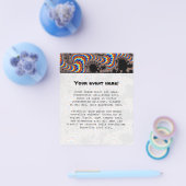 カラー走 – フラクタルアート チラシ (シングル)