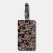 カラー走 – フラクタルアート ラゲッジタグ (裏面縦)