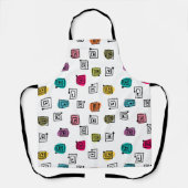 カラー迷路 エプロン (正面)