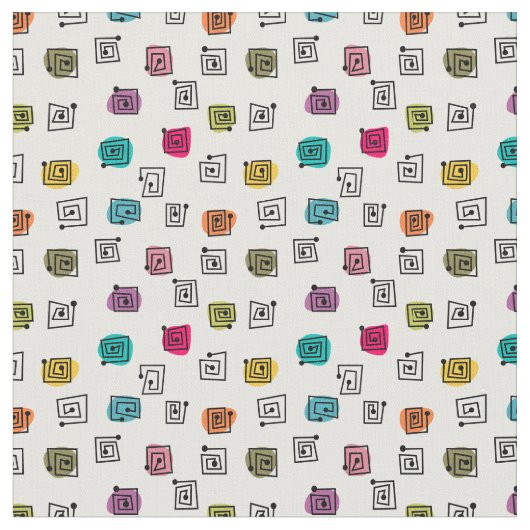 カラー迷路 ファブリック (クローズアップ)