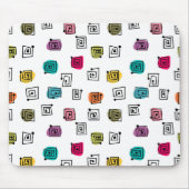 カラー迷路 マウスパッド (正面)