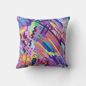 カラー遊抽象芸術 クッション (裏面)