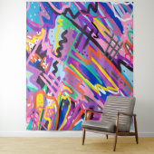 カラー遊抽象芸術 タペストリー (インサイチュ)