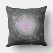 カラー選択の〔占星術の〕十二宮図占星術の記号 クッション (裏面)