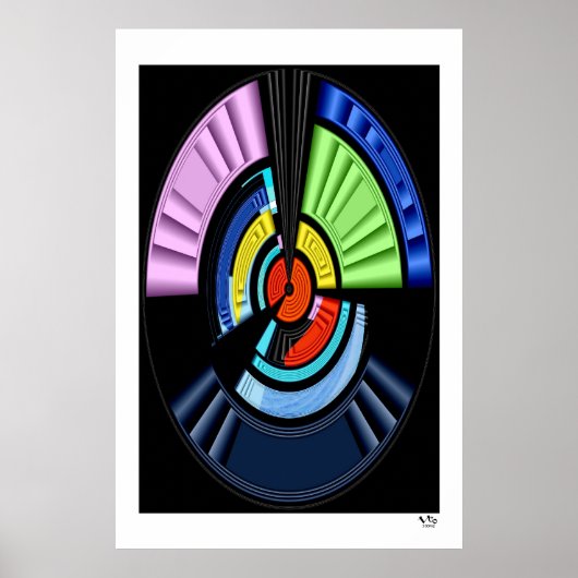 カラー錯視#01/P ポスター (正面)