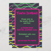 カラー電気招待状 招待状 (正面/裏面)