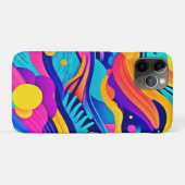 カラー電流：色相の動的な流鮮やかれ Case-Mate iPhoneケース (裏面(横))