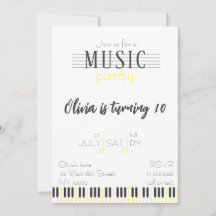 カラー音楽パーティー誕生日