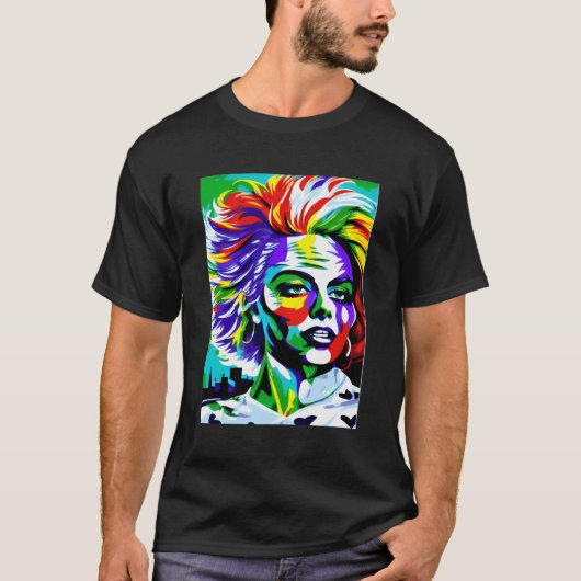 カラー顔 Tシャツ (正面)