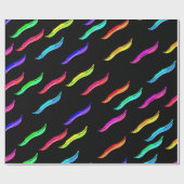 カラー風のラッピング紙 ラッピングペーパー (フラット)