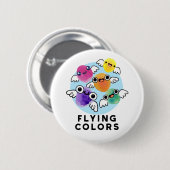 カラー飛んでいるウイングスカラフルプン 缶バッジ (正面&裏面)