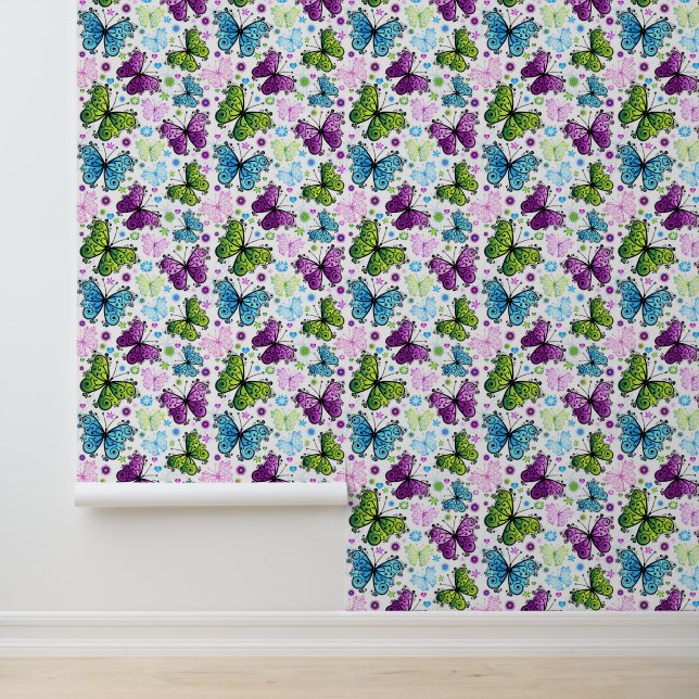 カラー飛んでいる蝶 壁紙 (アプリケーション)