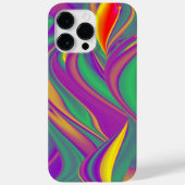 カラー魔法抽象芸術3Dレインボワート Case-Mate iPhoneケース (裏面)