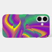 カラー魔法抽象芸術3Dレインボワート Case-Mate iPhoneケース (裏面 (横))