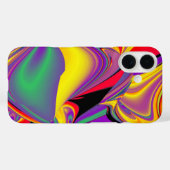 カラー魔法抽象芸術3Dレインボワート Case-Mate iPhoneケース (裏面 (横))
