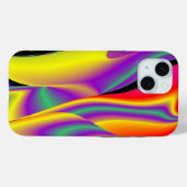 カラー魔法抽象芸術3Dレインボワート Case-Mate iPhoneケース (裏面 (横))