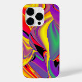 カラー魔法抽象芸術3Dレインボワート Case-Mate iPhoneケース (裏面)