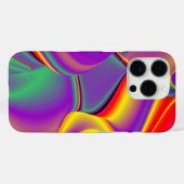 カラー魔法抽象芸術3Dレインボワート Case-Mate iPhoneケース (裏面 (横))