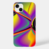カラー魔法抽象芸術3Dレインボワート Case-Mate iPhoneケース (裏面)