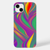 カラー魔法抽象芸術3Dレインボワート Case-Mate iPhoneケース (裏面)