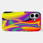 カラー魔法抽象芸術3Dレインボワート Case-Mate iPhoneケース (裏面 (横))