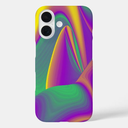 カラー魔法抽象芸術3Dレインボワート Case-Mate iPhoneケース (裏面)