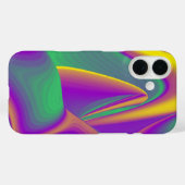 カラー魔法抽象芸術3Dレインボワート Case-Mate iPhoneケース (裏面 (横))
