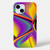 カラー魔法抽象芸術3Dレインボワート Case-Mate iPhoneケース (裏面)