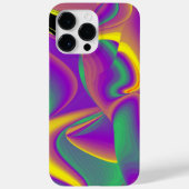 カラー魔法抽象芸術3Dレインボワート Case-Mate iPhoneケース (裏面)