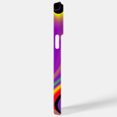 カラー魔法抽象芸術3Dレインボワート Case-Mate iPhoneケース (裏面 / 右)