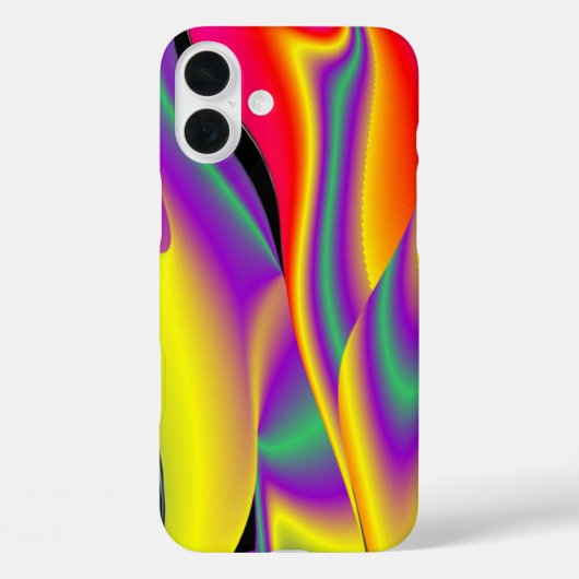 カラー魔法抽象芸術3Dレインボワート Case-Mate iPhoneケース (裏面)