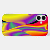 カラー魔法抽象芸術3Dレインボワート Case-Mate iPhoneケース (裏面 (横))