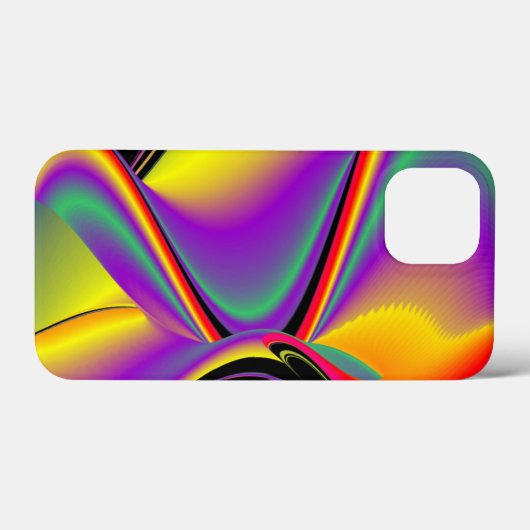カラー魔法抽象芸術3Dレインボワート Case-Mate iPhoneケース (裏面 (横))