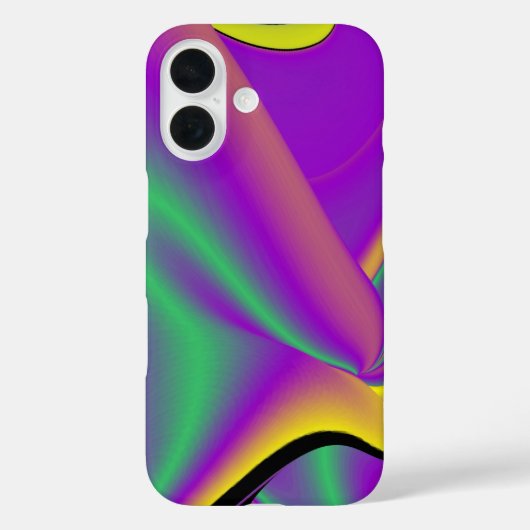 カラー魔法抽象芸術3Dレインボワート Case-Mate iPhoneケース (裏面)