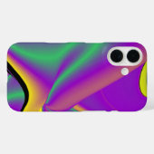 カラー魔法抽象芸術3Dレインボワート Case-Mate iPhoneケース (裏面 (横))