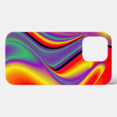 カラー魔法抽象芸術3Dレインボワート Case-Mate iPhoneケース (裏面 (横))