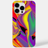 カラー魔法抽象芸術3Dレインボワート Case-Mate iPhoneケース (裏面)