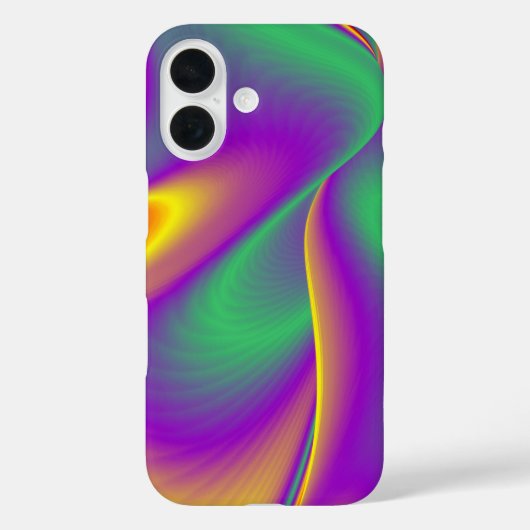 カラー魔法抽象芸術3Dレインボワート Case-Mate iPhoneケース (裏面)