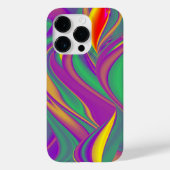 カラー魔法抽象芸術3Dレインボワート Case-Mate iPhoneケース (裏面)