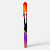 カラー魔法抽象芸術3Dレインボワート Case-Mate iPhoneケース (裏面 / 左)