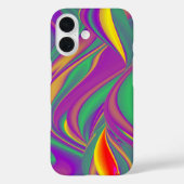 カラー魔法抽象芸術3Dレインボワート Case-Mate iPhoneケース (裏面)