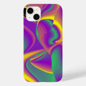 カラー魔法抽象芸術3Dレインボワート Case-Mate iPhoneケース (裏面)