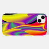 カラー魔法抽象芸術3Dレインボワート Case-Mate iPhoneケース (裏面 (横))
