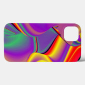 カラー魔法抽象芸術3Dレインボワート Case-Mate iPhoneケース (裏面 (横))