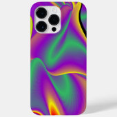 カラー魔法抽象芸術3Dレインボワート Case-Mate iPhoneケース (裏面)