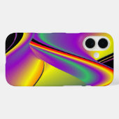 カラー魔法抽象芸術3Dレインボワート Case-Mate iPhoneケース (裏面 (横))