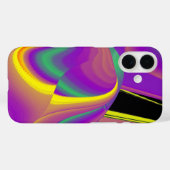 カラー魔法抽象芸術3Dレインボワート Case-Mate iPhoneケース (裏面 (横))