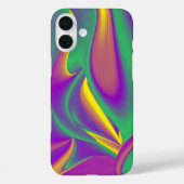 カラー魔法抽象芸術3Dレインボワート Case-Mate iPhoneケース (裏面)