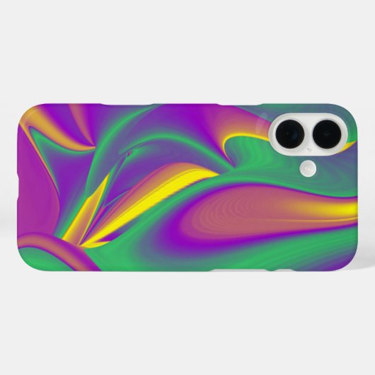 カラー魔法抽象芸術3Dレインボワート Case-Mate iPhoneケース (裏面 (横))