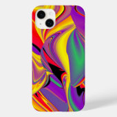 カラー魔法抽象芸術3Dレインボワート Case-Mate iPhoneケース (裏面)